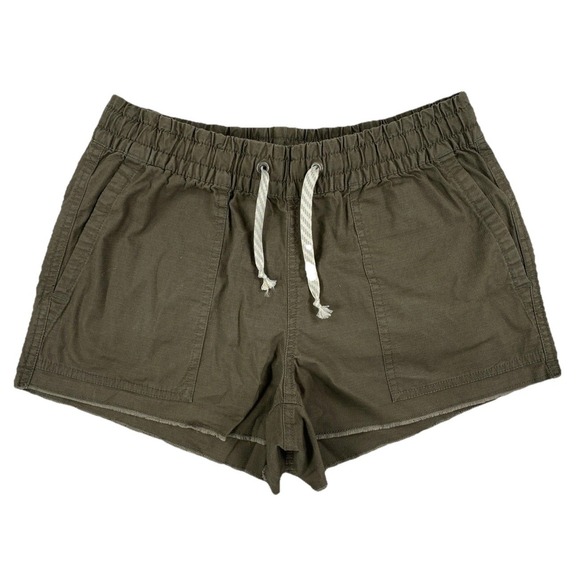 Vuori Pants - Vuori Ripstop Shorts Women's XS Green Raw Hem 3" Inseam